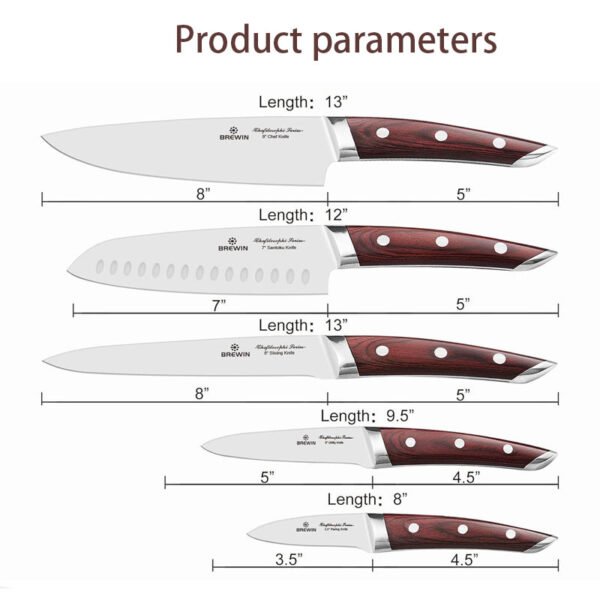 Chef Knife Set 5 Piece Supplier - Image 2