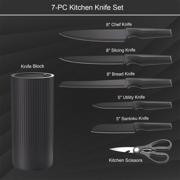 Seven-piece household knife set wholesale factory direct supply - Image 2