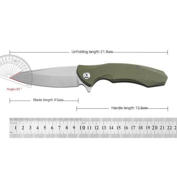 High Tent Folding Knife Sharp Camping Survival Hiking Knife Factory Wholesale - Image 3
