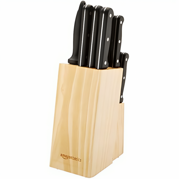Amazon Best Selling 14-Piece High Carbon Stainless Steel Kitchen Knife Set Wholesale - Image 3